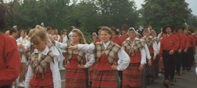 Folklore-Festival Forchheim 1992 - Festzug
