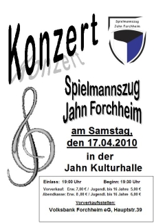 Konzert Spielmannszug Forchheim 2010